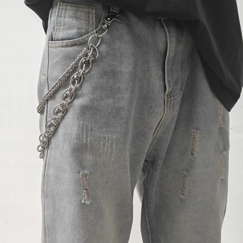 2025 New Model DIY Punk Hip Hop Pants Chain Fashionable Men And Women y2k One's Waist Luxury Accessories Retro Key Chain