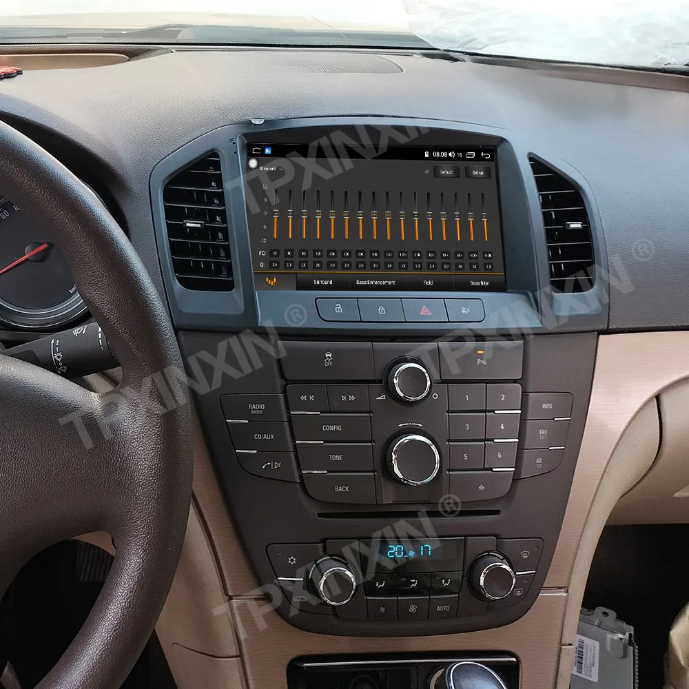 9.0 بوصة أندرويد 14.0 ل بويك ريجال 2009 إلى 2013 سيارة السيارات carplay الوسائط المتعددة راديو كبير HD نظام تحديد المواقع والملاحة اللمس رئيس وحدة #6