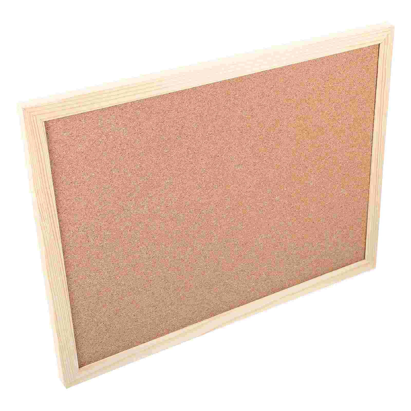 

Notice Double-sided Display Board Photo Wall Sticker Home Message Hanging Cork Bulletin Boards Corkboard Decor Creative Office