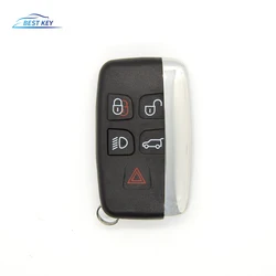 BEST KEY High quality New Remote Key Shell Case Fob 5 Button For Land Rover Range Rover Juguar Sport LR4 Evoque side with words