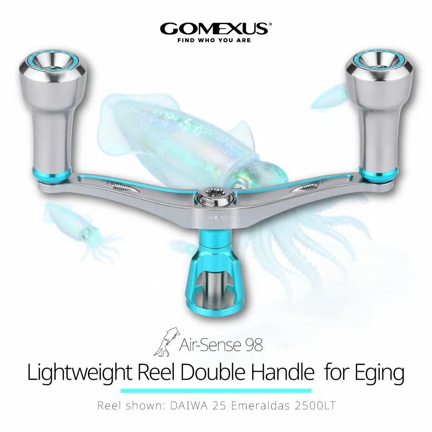 poignee-double-gomexus-98-mm-avec-bouton-en-aluminium-20-mm-shimano-sephia-vanford-daiwa-emeraldas-exsit-egging-fishing-air-sense98