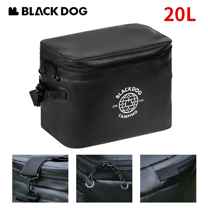 

Naturehike Blackdog 20L Cooler Bag Picnic Outdoor Camping Insulated Thermal Lunch Ice Box Portable Backpack Refrigerator PVC Bag