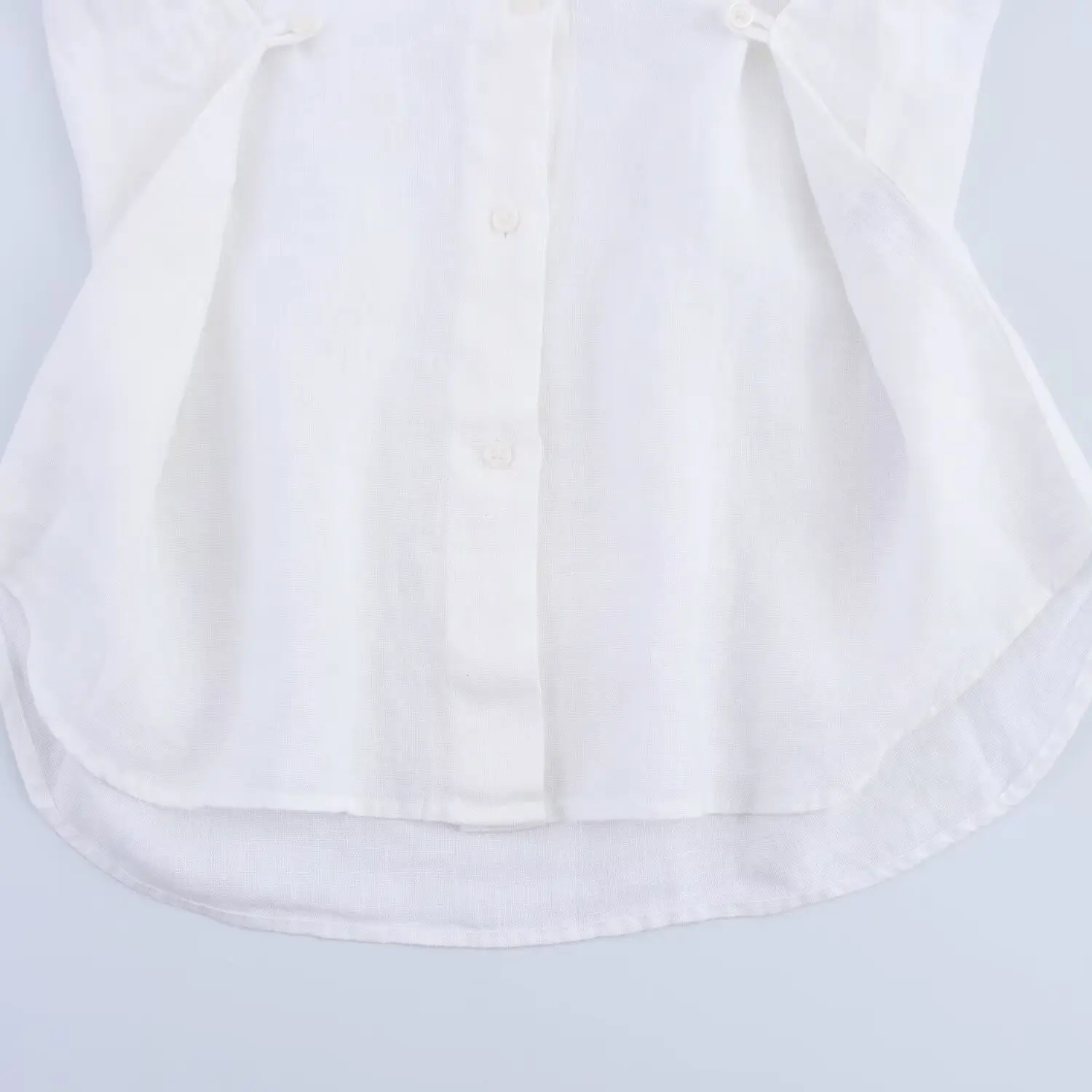 PB&ZA レディース 長袖 襟付き ボタンダウン ブラウス サイドタイ付き 夏用のシックで快適な外観の詳細