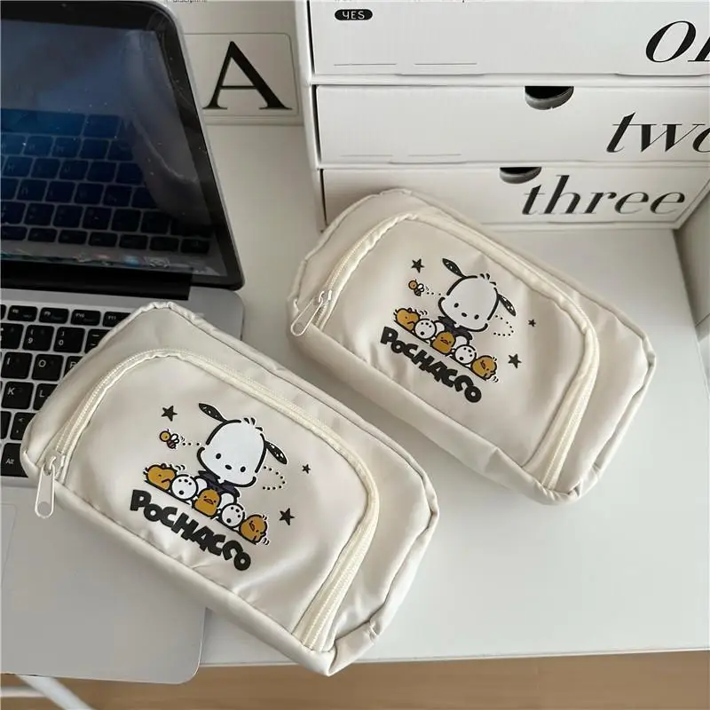 Pochacco Sanrio Kawaii Pen Bag - Large Capacity Cute Cartoon Student Pencil Case Ideal Gift For Stationery & Cosmetics Storage