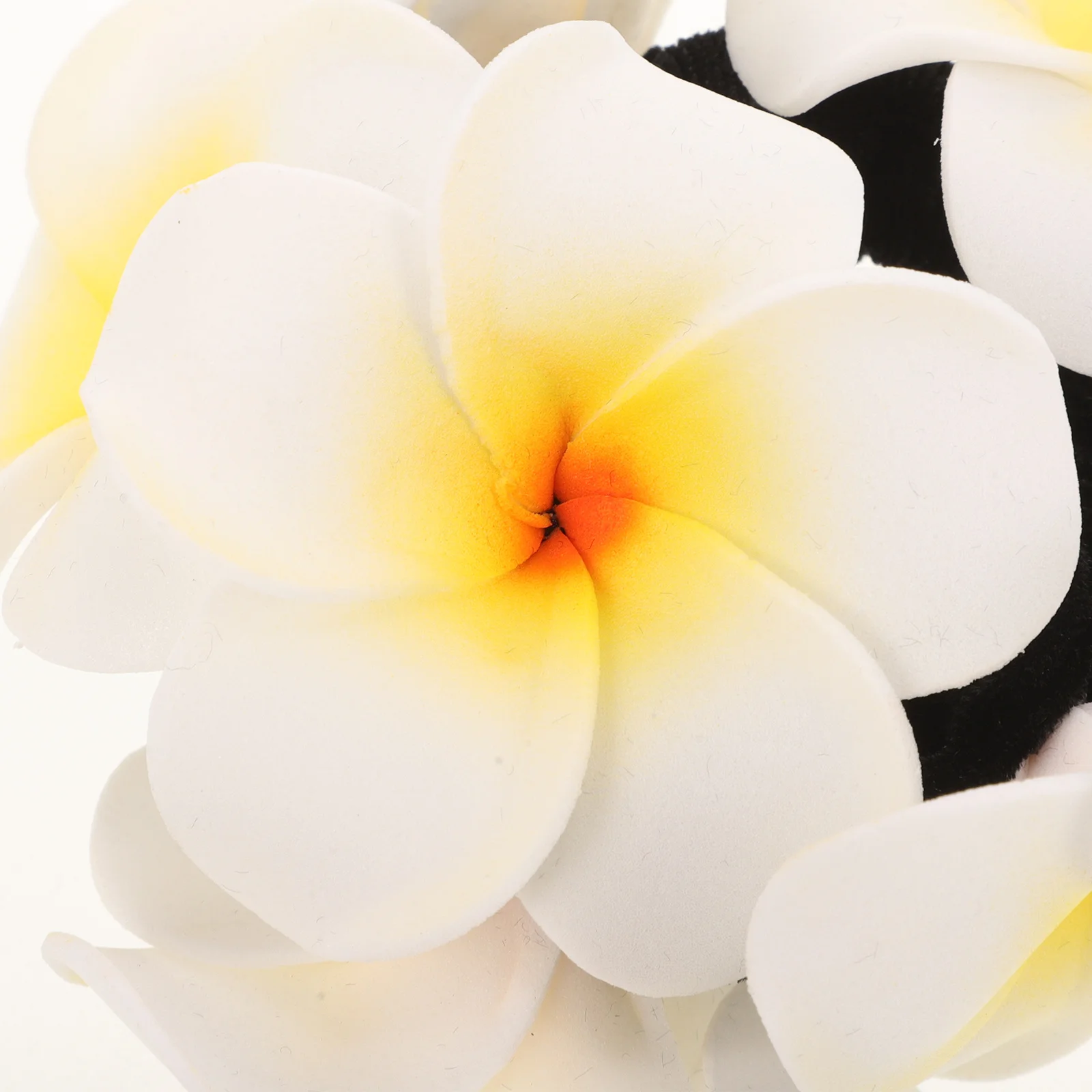 

Hawaiian Flower Hair Tie Lightweight Foam for Festival Vacation Wedding Floral Hair Accessories Women