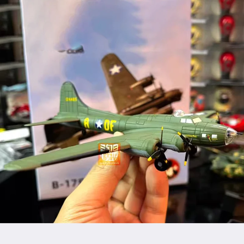 Diecast 1:144 Scale U.S. Air Force B-17 B17 bomber Air Fortress Alloy Finished Simulation Model Souvenir Gifts For Adult Boy