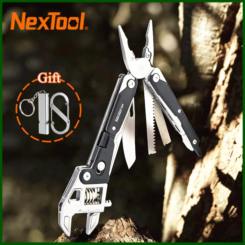 

Многофункциональный инструмент NexTool 11 в 1: регулируемый ключ W4, плоскогубцы, складной нож, отвертка, пила для дерева, инструменты для работы по дереву