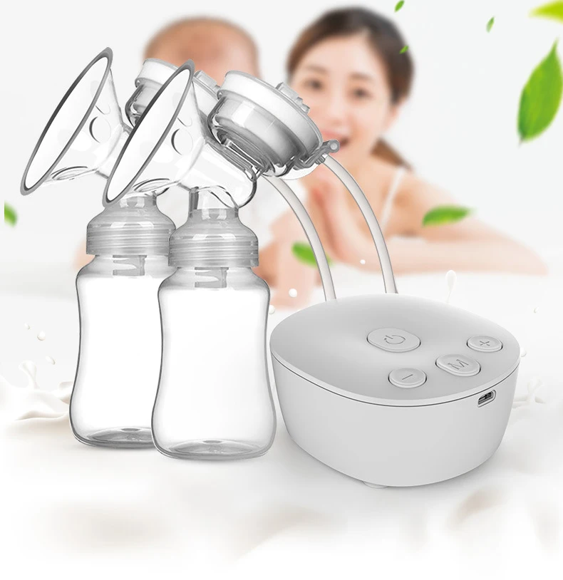 Dr.isla Double Electric Breast Pump Low Noise Anti-Backflow Hands Free Breast Pump Comfort Milk Collector for Breastfeeding