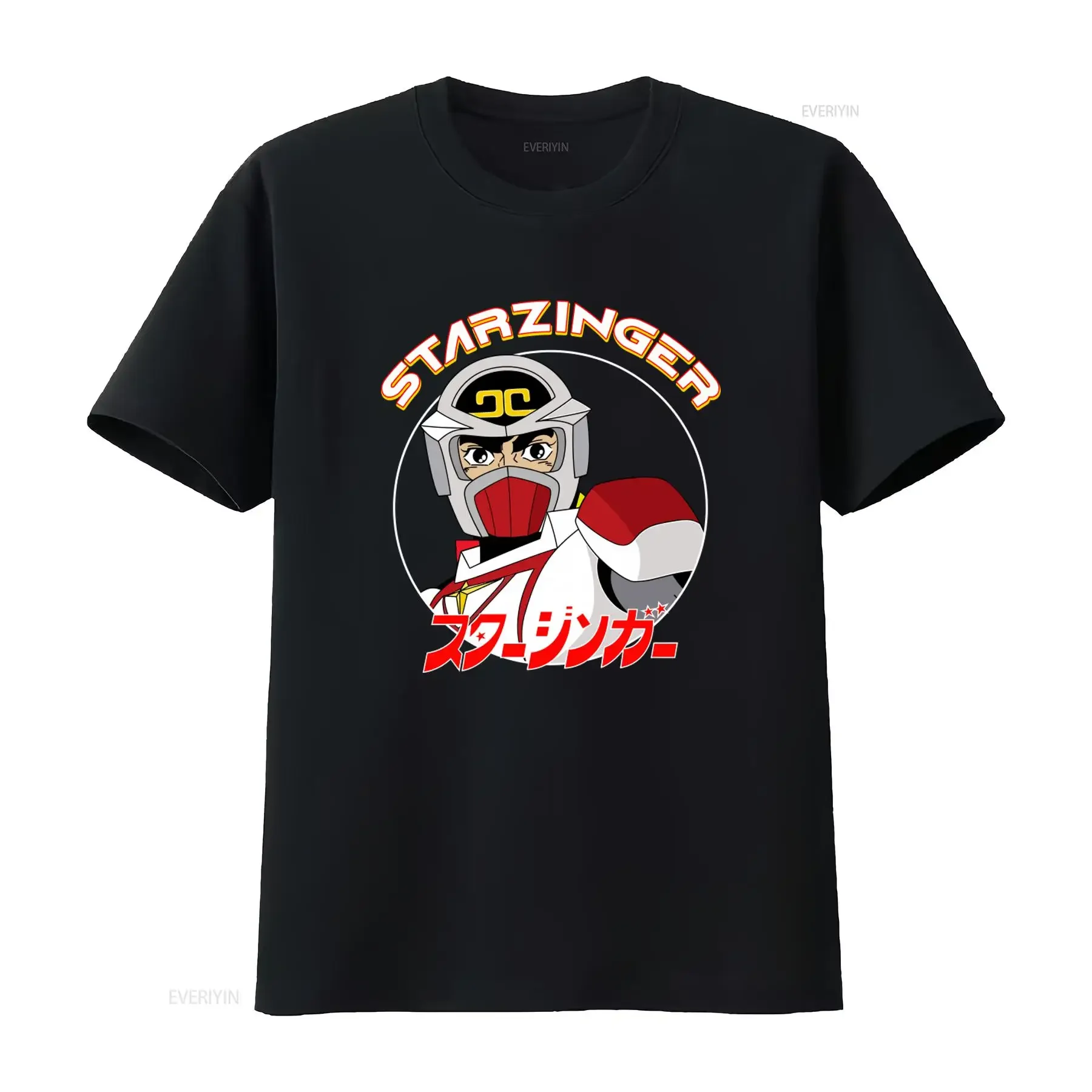 Starzinger Retro Japanese Sci Fi Space Opera Animated T Shirt for Unique Design vintage Washed Soft Stretched Unisex streetwear
