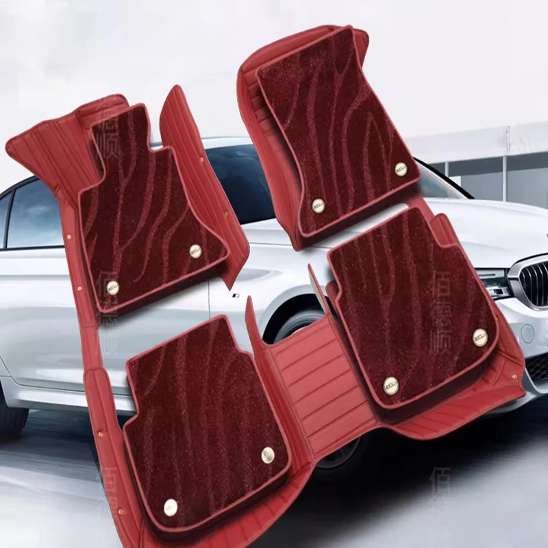 

Custom Car Floor Mats for Toyota Previa Auto All Models Double Layer 5D Carpets Accessories Floor Liners