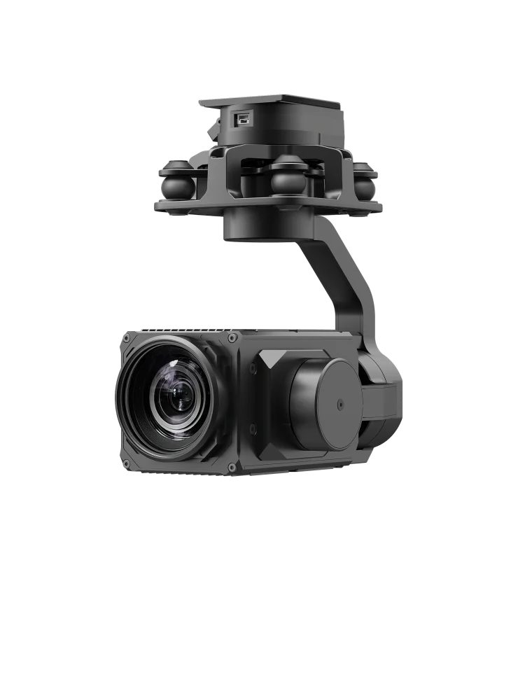 كاميرا Gimbal 3 محاور ، تكبير هجين 120x ، رؤية ليلية ، ZH30