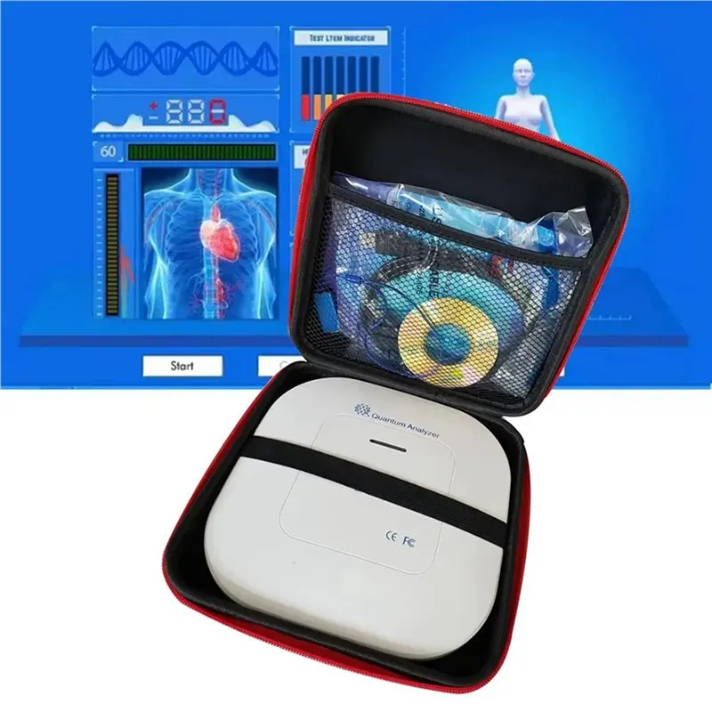 2X 10G الكم الرنين المغناطيسي محلل مجموعة اليد اللمس الكم الجسم محلل مع 52 تقرير لاختبار الصحة الفرعية 10Th