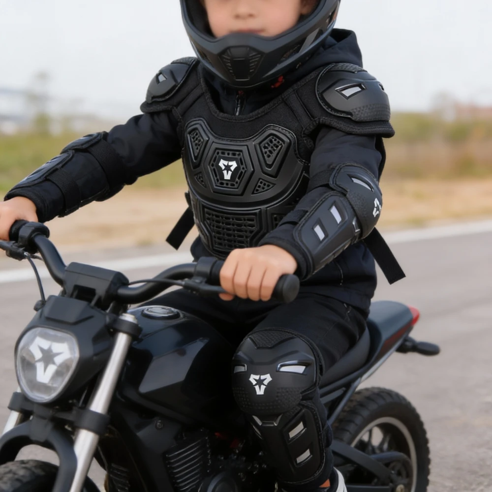 

VEMAR Children Motorcycle Riding Armor Vest Suit Breathable Motocross Armor Vest Hard Shell Protective Moto Armor Vest Anti-fall