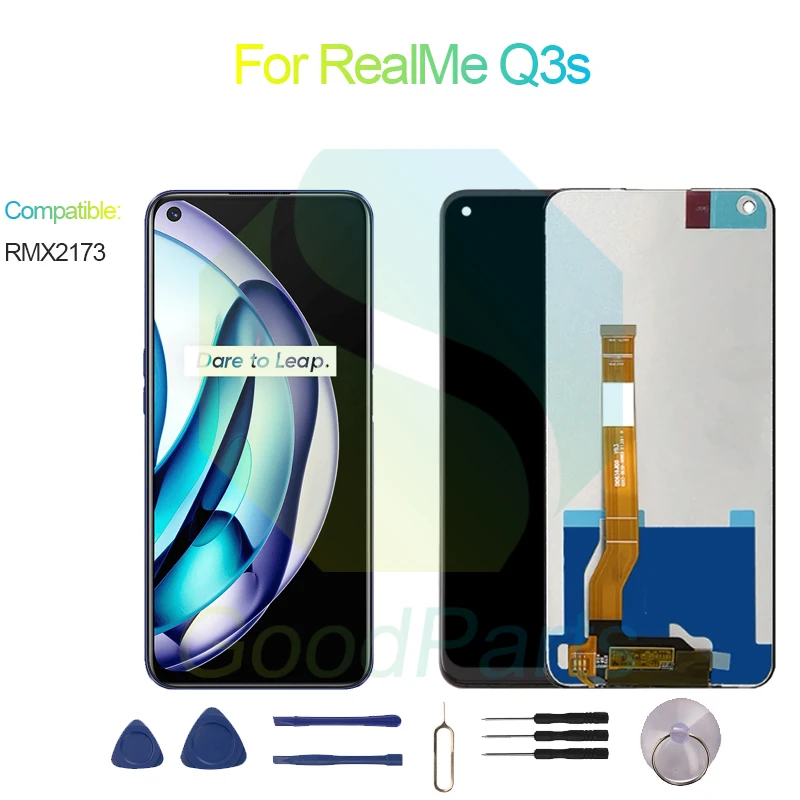 

ЖК-экран для RealMe Q3s 6,6 дюйма RMX2173 для RealMe Q3s, сменный сенсорный дигитайзер в сборе