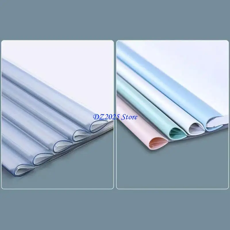 Q6rc 10pcs pasta colorida fixador para organizar arquivos escritório documentos teste escolar
