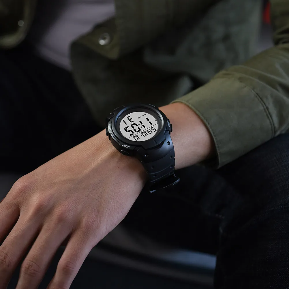 1Pcs Electronic Watch Waterproof Luminous Night Reading Comfortable Premium Build Stylish Design for Men Boys Students Outdoor