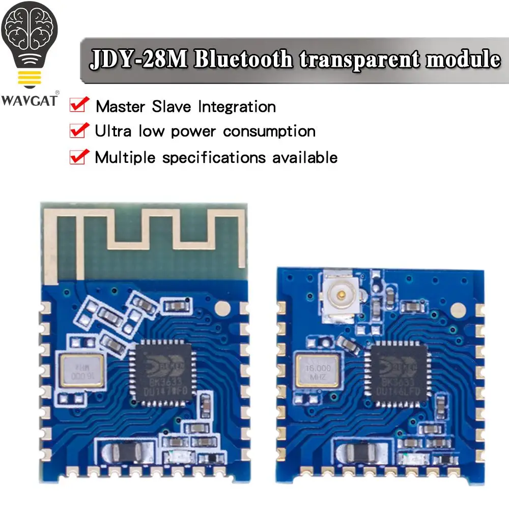 Moduł Bluetooth BLE5.2 JDY-28M Przezroczysty moduł transmisyjny o zasięgu 150 m