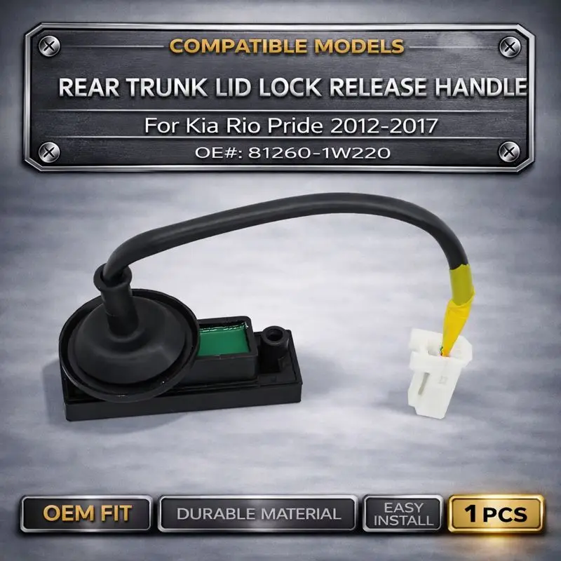 

812601W220 Rear Trunk Lid Lock Release Handle for For Kia Rio Pride Picanto Ceed for For Hyundai i30 2007 2017 Auto Parts