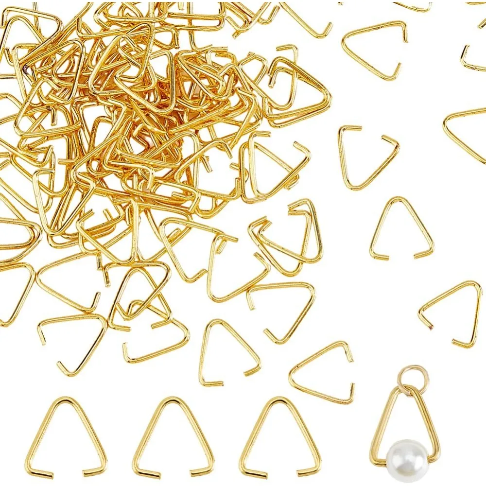 

240 шт., открытые кольца для прыжков, 15 мм, треугольные открытые кольца для прыжков, железные кольца для прыжков, соединительные кольца для ювелирных изделий, ожерелья