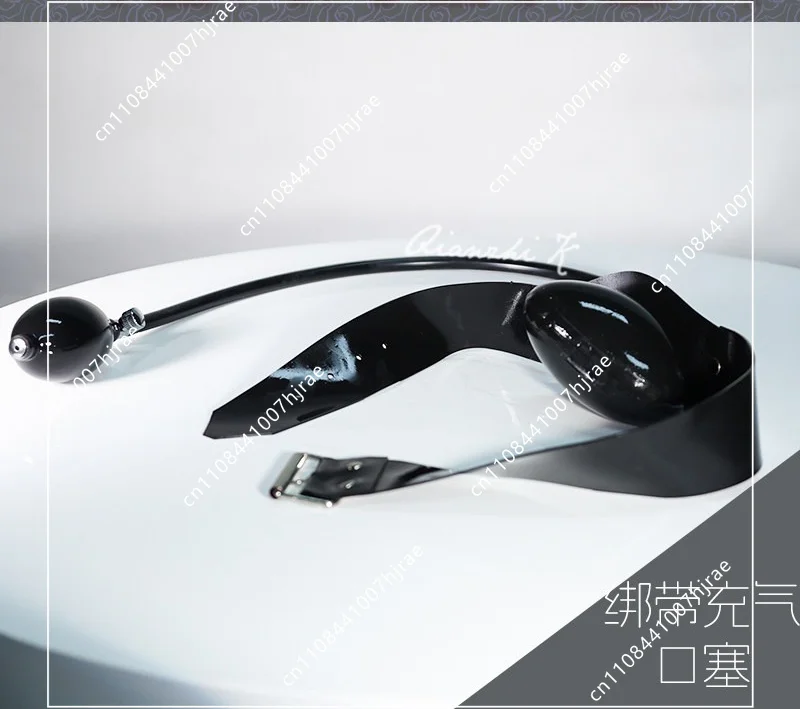 Latex Inflatable Gag Strap Adjustable Adult Accessory Breathable Ball Gag Open Mouth Seamless