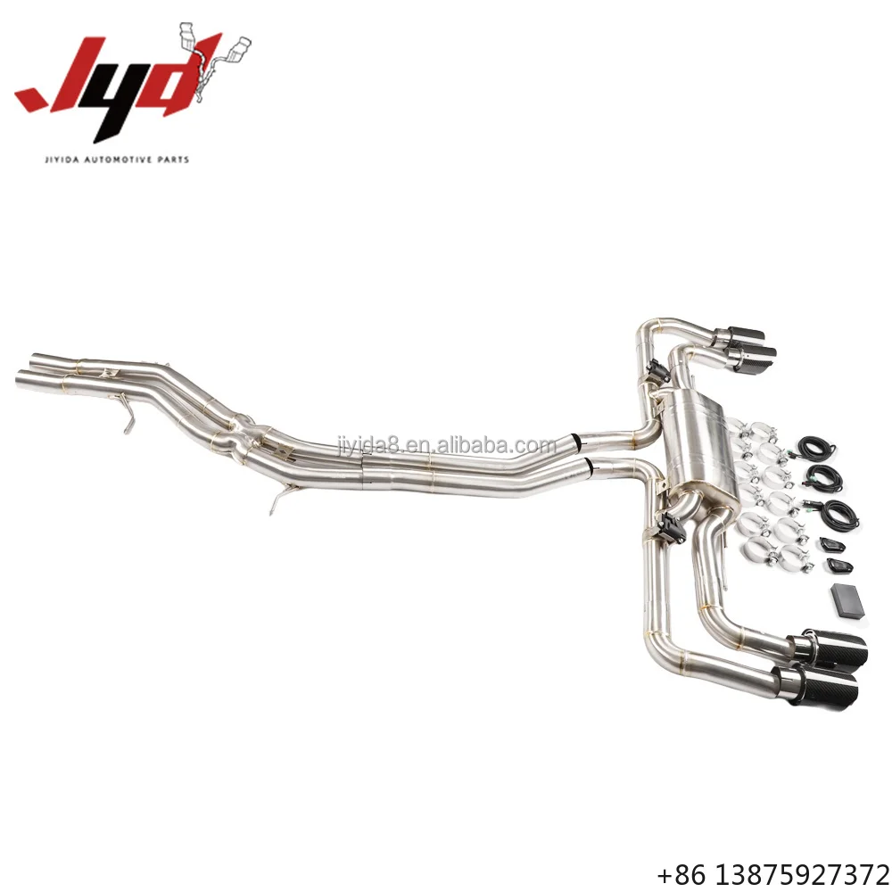 

OEM JYD Заводская индивидуальная выхлопная система Catback для 3.0T 3.6L 4.8L Turbo Escape из SUS304 с глушителем Valvetronic
