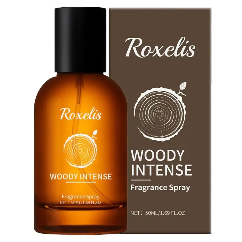 Woody Intense Fragrance Spray 50ml Perfume Men Natural Charm Perfume Spray for Women Woody Perfumes Long-Lasting Hair Mist