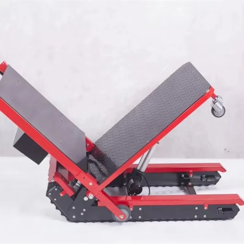 

Electric trolley for climbing stairs and transporting goods