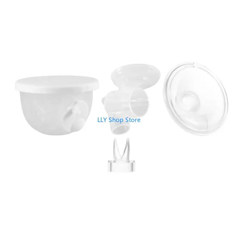 T8UD 7 قطعة ملحقات مضخة الثدي المرفقة مجموعة غطاء غبار لمضخة الثدي الكهربائية S12 تحسين تجربة الضخ #5
