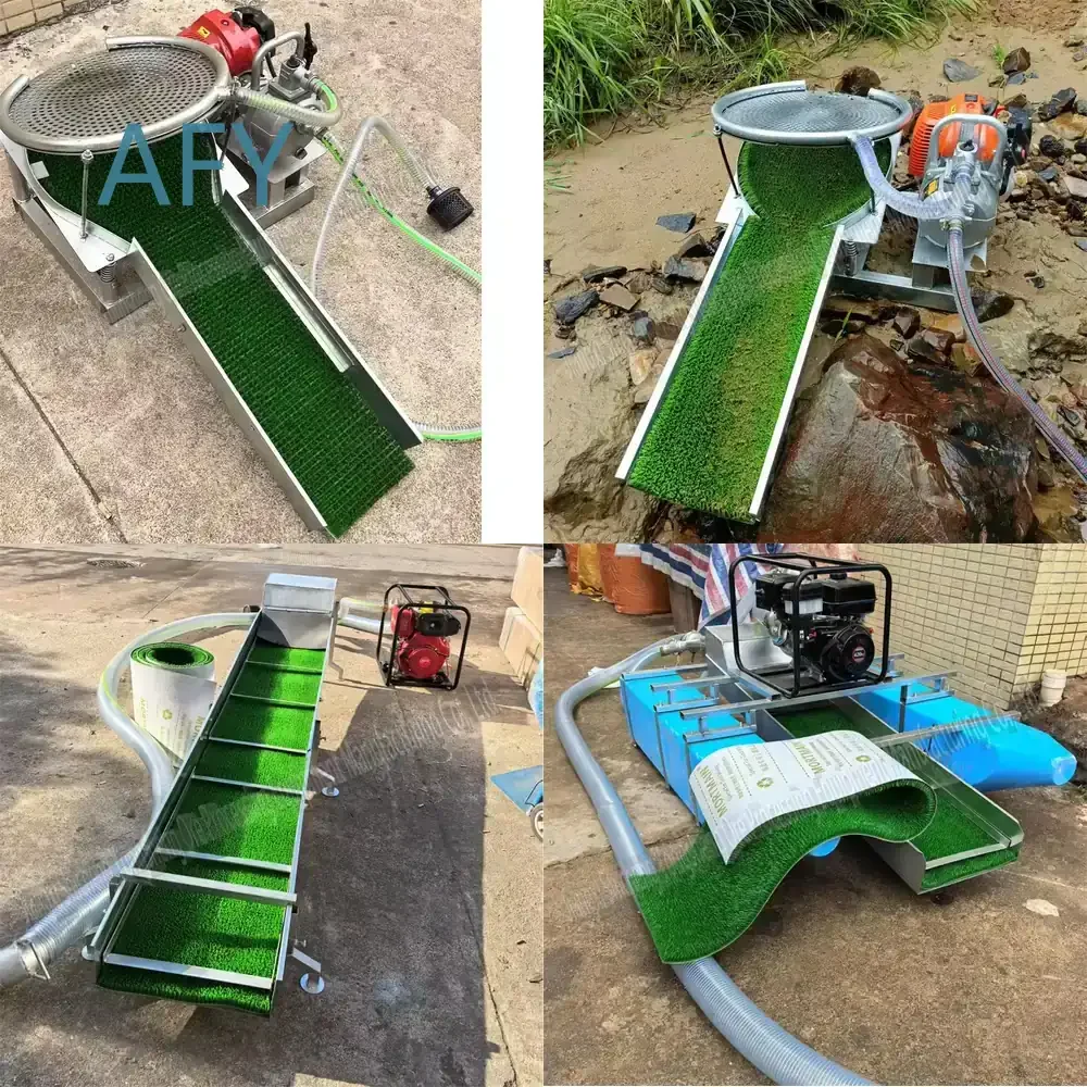 Mini Gold Mining Equipment Gold Panning Tray for Hand Gold Selection