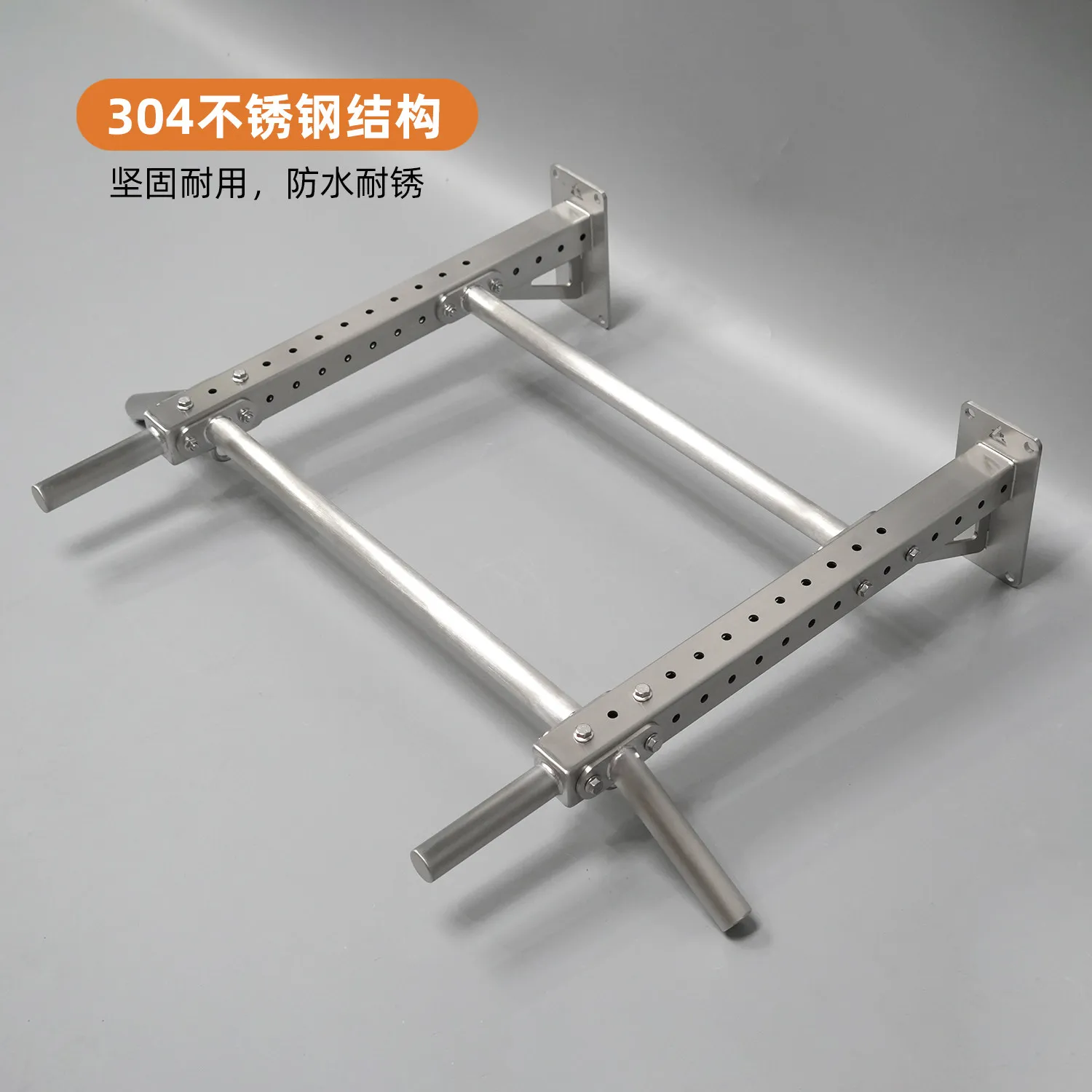 YJQ stainless steel horizontal bar household indoor wall punched horizontal bar pull-up device sandbag rack fitness