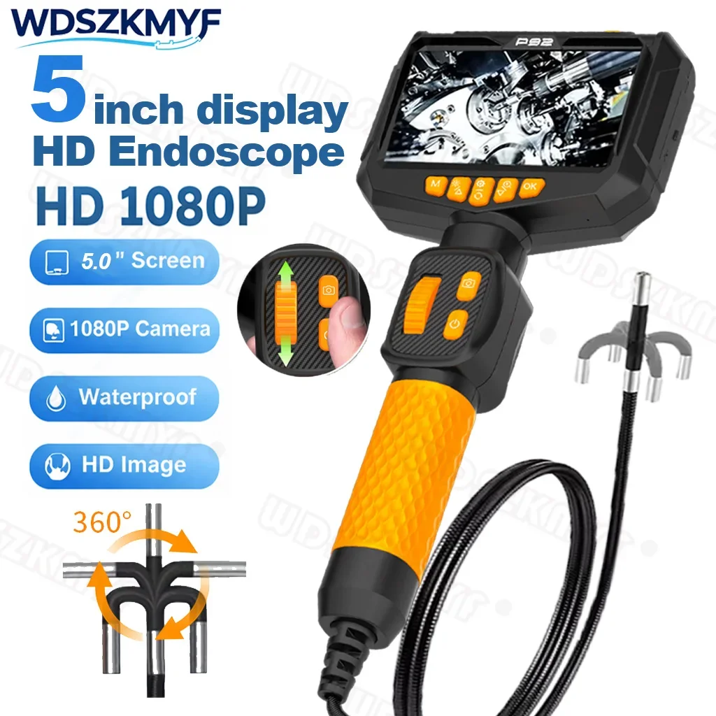 360° Articulating Borescope Camera with Light Single Articulated Endoscope Inspection with 6.0mm Tiny Lens 5
