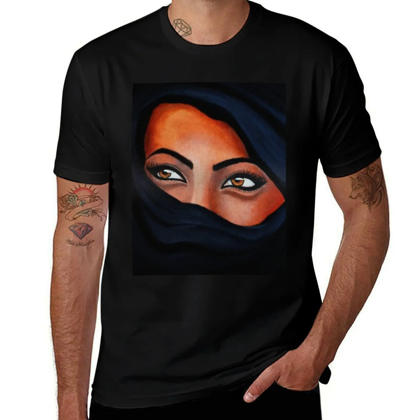Tuareg sand - your on The skin T-Shirt Everyday Wear Basic Short Sleeve Top