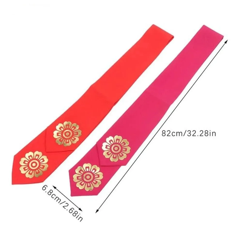 Sweet Flower Korean Headband Ribbon Traditional Korean Hanbok Hairband Hair Clip Court Stage Dance Costume Hanfu view 6