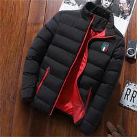 Thick Men New Warm Parka Jackets Winter Casual Men's Outwear Coats Solid Stand Collar Male Windbreak Cotton Padded Down Jacket