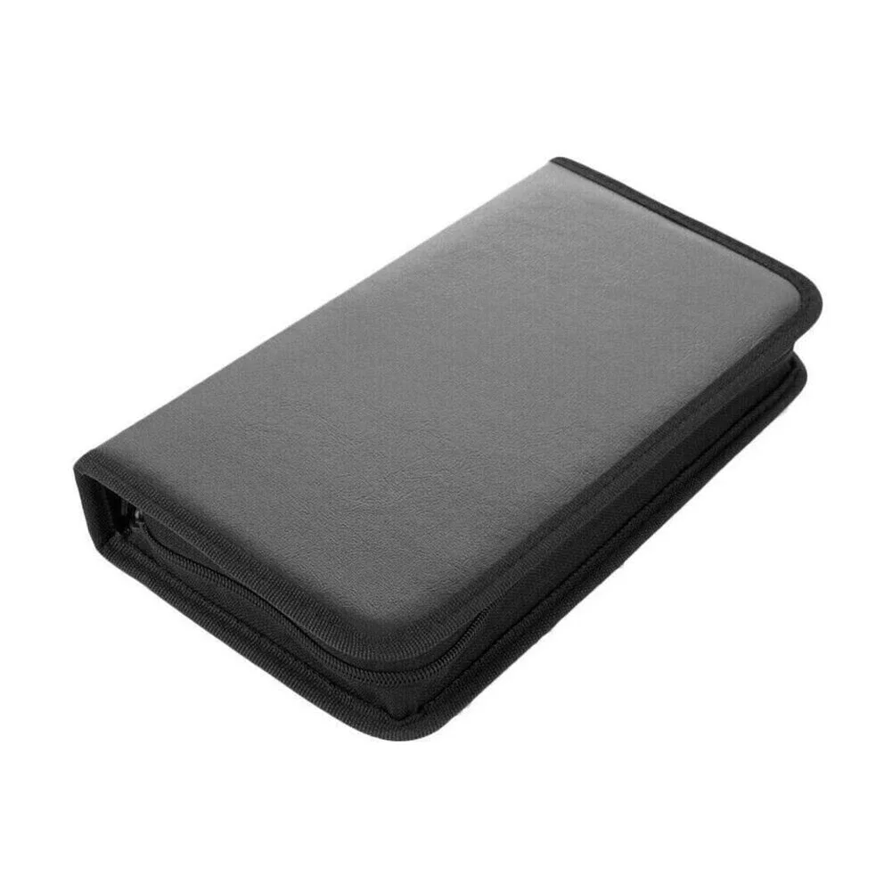 CD/DVD Disc Carry Case Handbag 80pcs Capacity Album Storage Sleeve Portable Disc CD VCD DVD Carry Bag Wallet Album Carrying Case