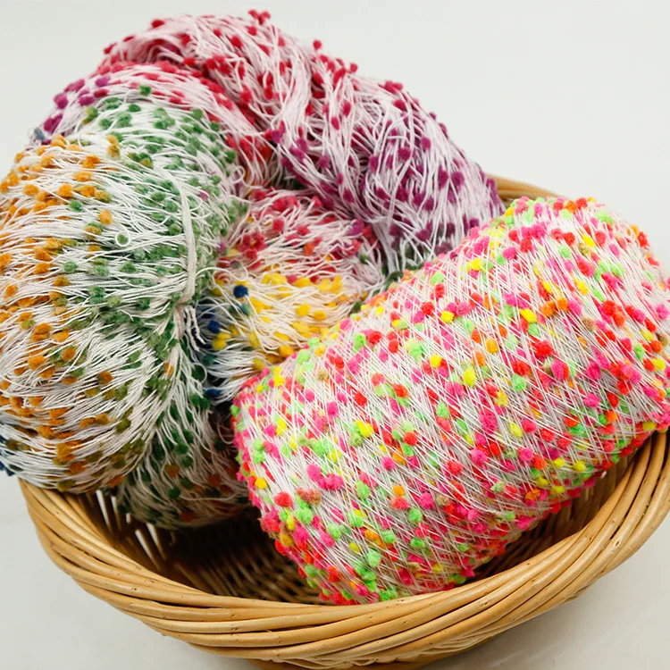 50g Yarn Ball for Knitting - Sweater Scarf Hat Blanket Carpet Hand Crochet Fancy Partner Ping Pong Ball for Crafting