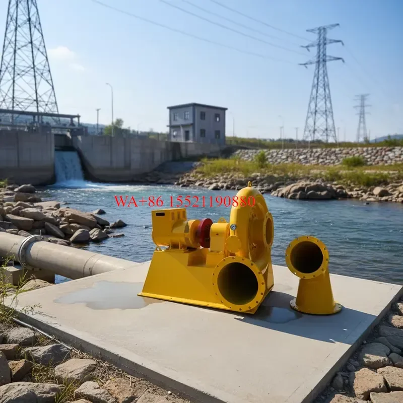WMWMNU for Mini Hydro Turbine 3KW Low Head Micro Water Turbine Generator for Off Grid Home Power System