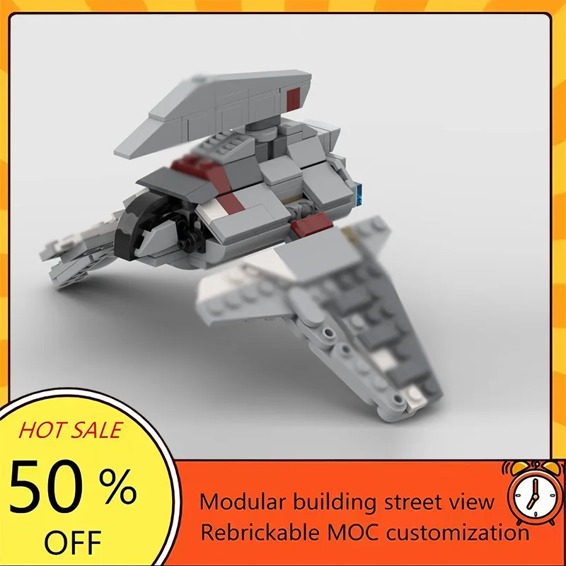 

Набор из 191 детали: Популярная модель космического корабля из фильма «Звездные войны», конструктор MOC, модульные технологичные блоки, подарок на праздник, игрушка для сборки, детский набор
