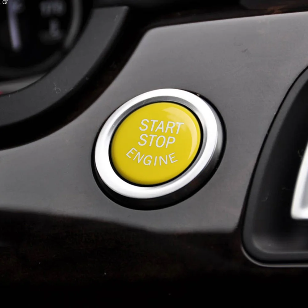 Car Engine START Button Replace Cover STOP Switch Accessories Key Decor For E Chassis Key E90E60E70 Three Series Five Series X3