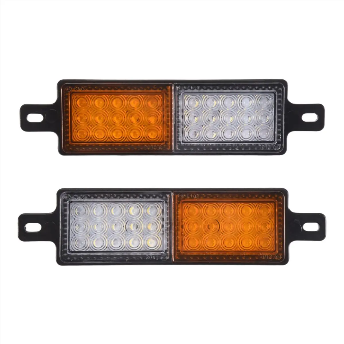 Compatible 2Pcs 12V 30 LED Car Truck Bull Bar Light Bullbar Front Bumper Light Front Indicator Park Lamp Signal Bulb Trailer