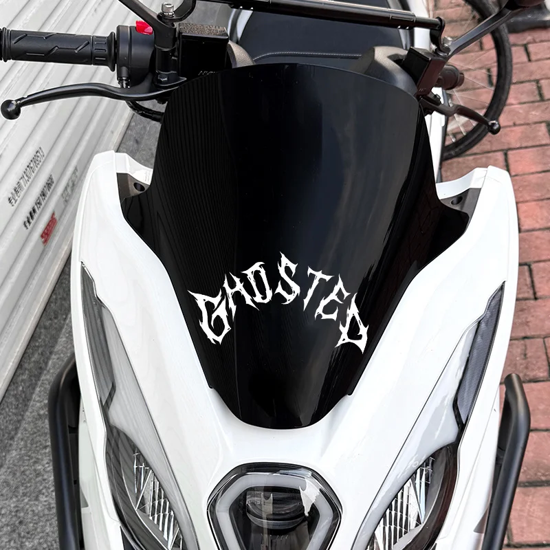 A Single Piece of Creative Gothic-Style Rock Font Car Sticker That Is Waterproof, Easy to Apply, And Leaves No Residue.