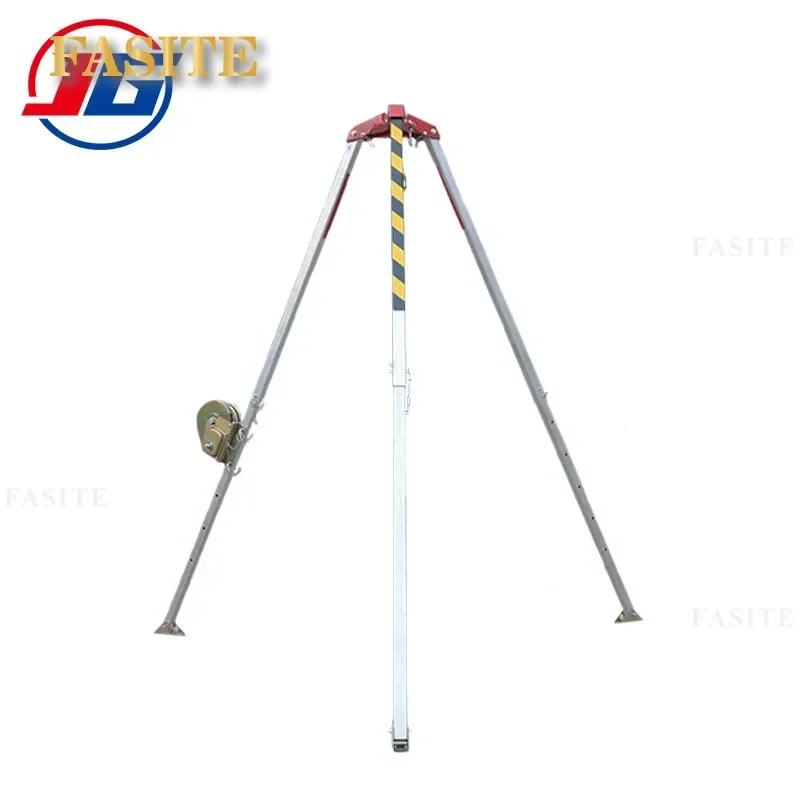 For Fire Rescue Telescopic Tripod High Quality Aluminum Alloy Multi Functional Portable Lightweight Emergency Safety Support
