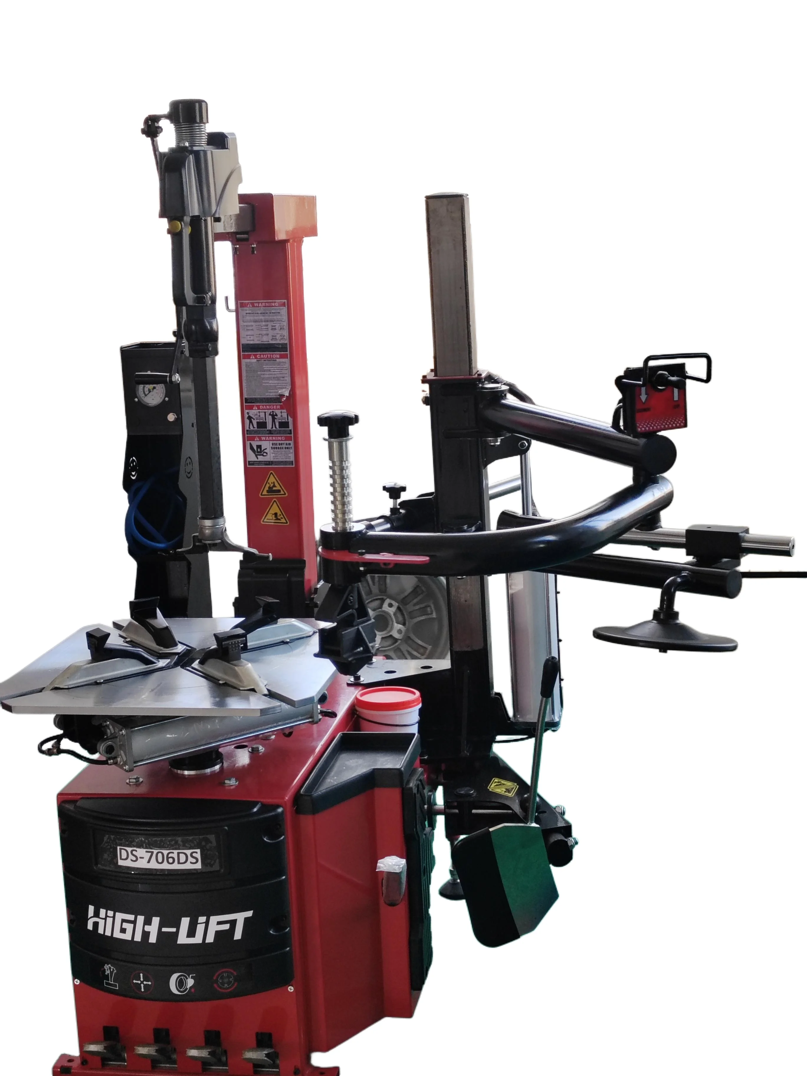 Car Tyre Changing Machine Backward Style Tyre Changer With Helper Arm