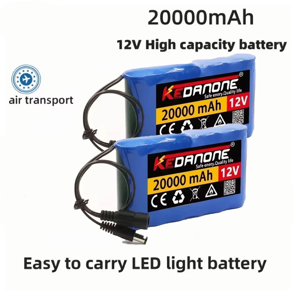 

3S2P 12V 30000mAh, DC capacity 12.6V CCTV camera monitor, genuine, brand new rechargeable lithium-ion battery pac