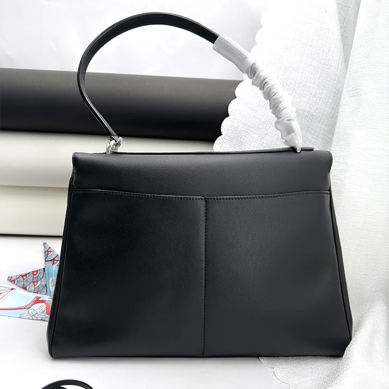 Genuine leather handbag new high-capacity soft top layer cowhide lazy and relaxed feeling, high-end feeling 40cm 35cm 29cm 23cm