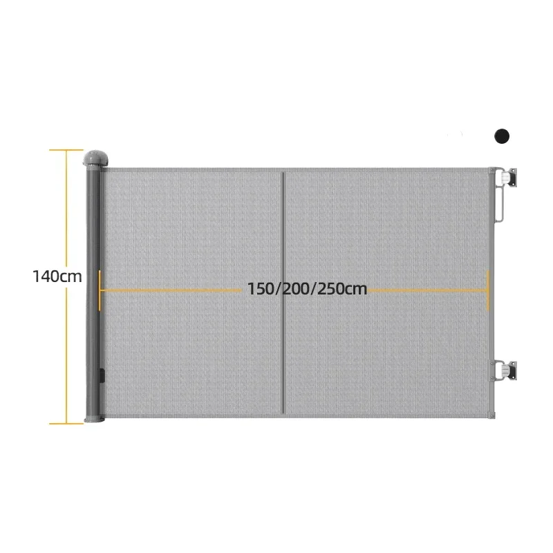 

Pet door bar heightened anti-jump and anti-drilling