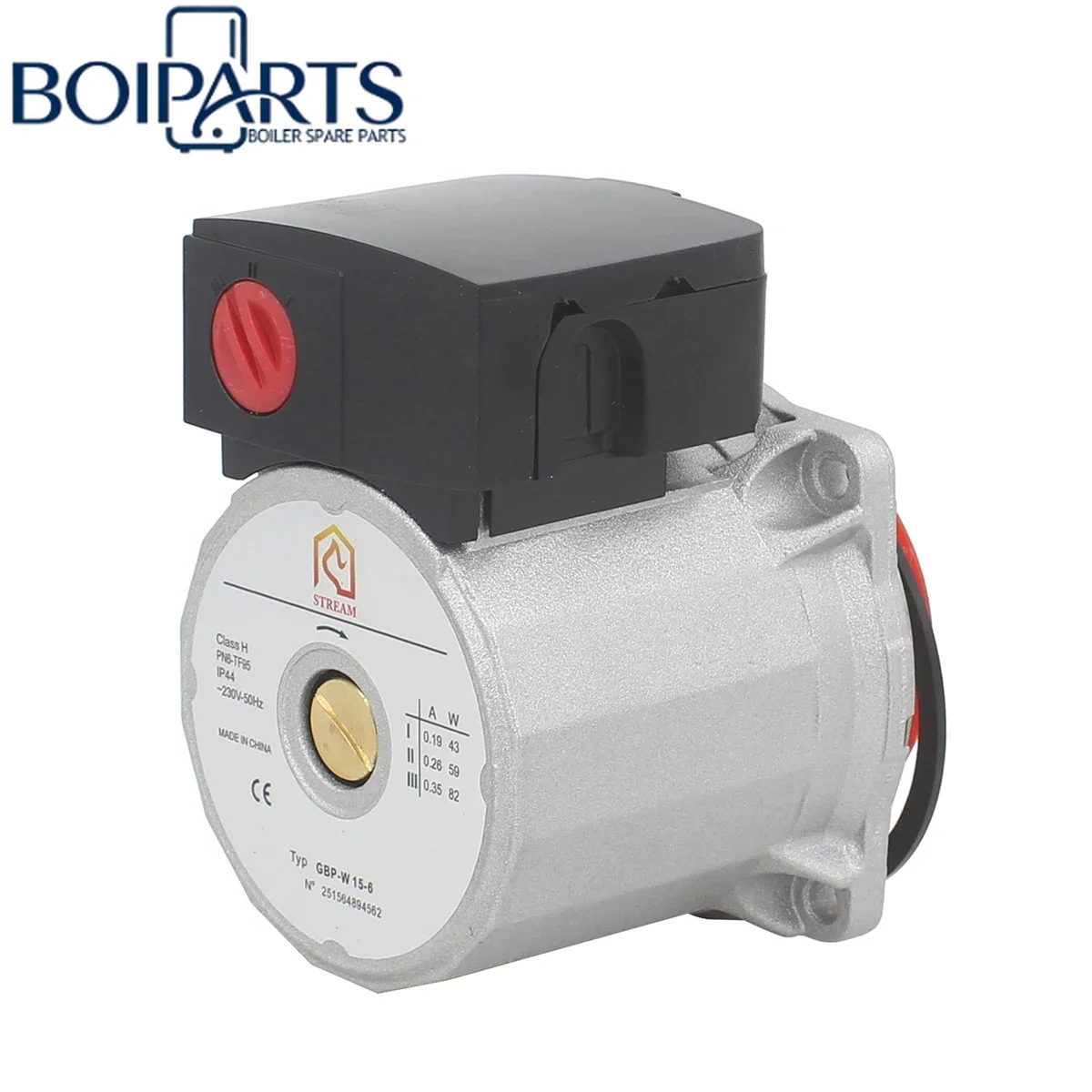 Pieza de caldera  gas, motor de bomba  circulación  agua GBP-W 15-6 82W para horno montado en la pared, pieza  bomba