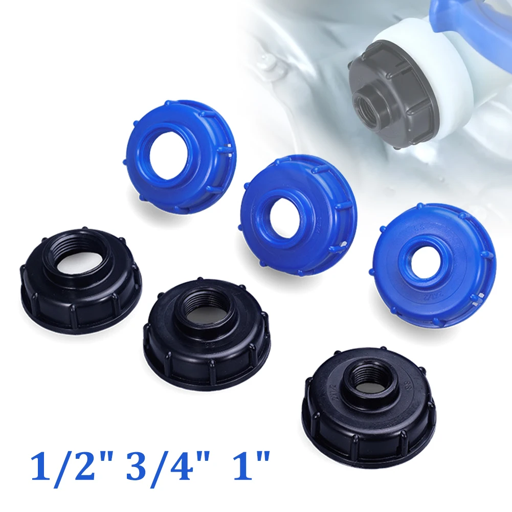 

1/2" 3/4" 1" IBC Tank Adapter 60mm Coarse Thread Water Tap Connector Valve Replacement Fittings Garden Home Valve Fitting