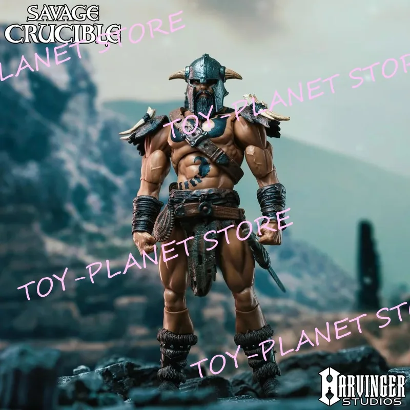 In Magazzino Harbinger Studios 1/12 7 pollici Action Figure Savage Crogiolo Varnoks Unchained Modello Anime Per I Giocattoli Regalo