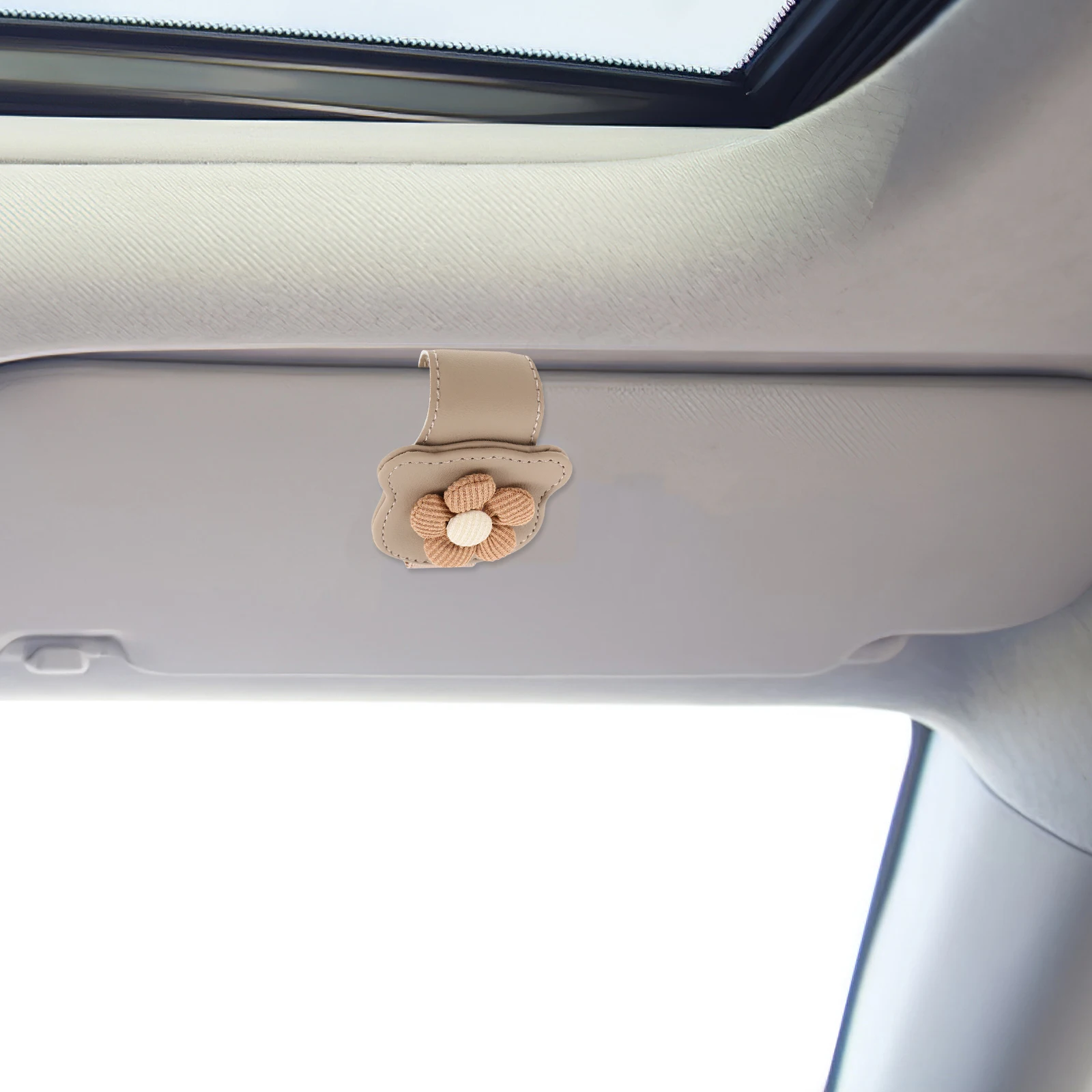 

Car Glasses Holder Sunglasses Clip Accessories Eyeglasses Organizer Holders Automobile Frame Woman